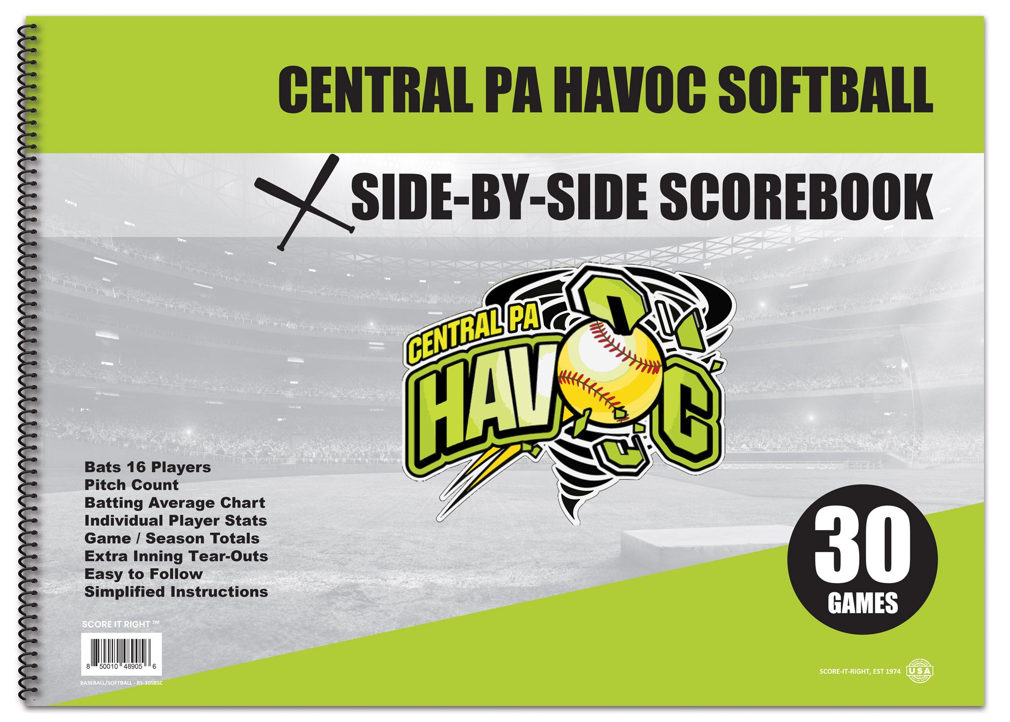 custom baseball scorebook
custom softball scorebook
custom cover
side by side
scorebooks
