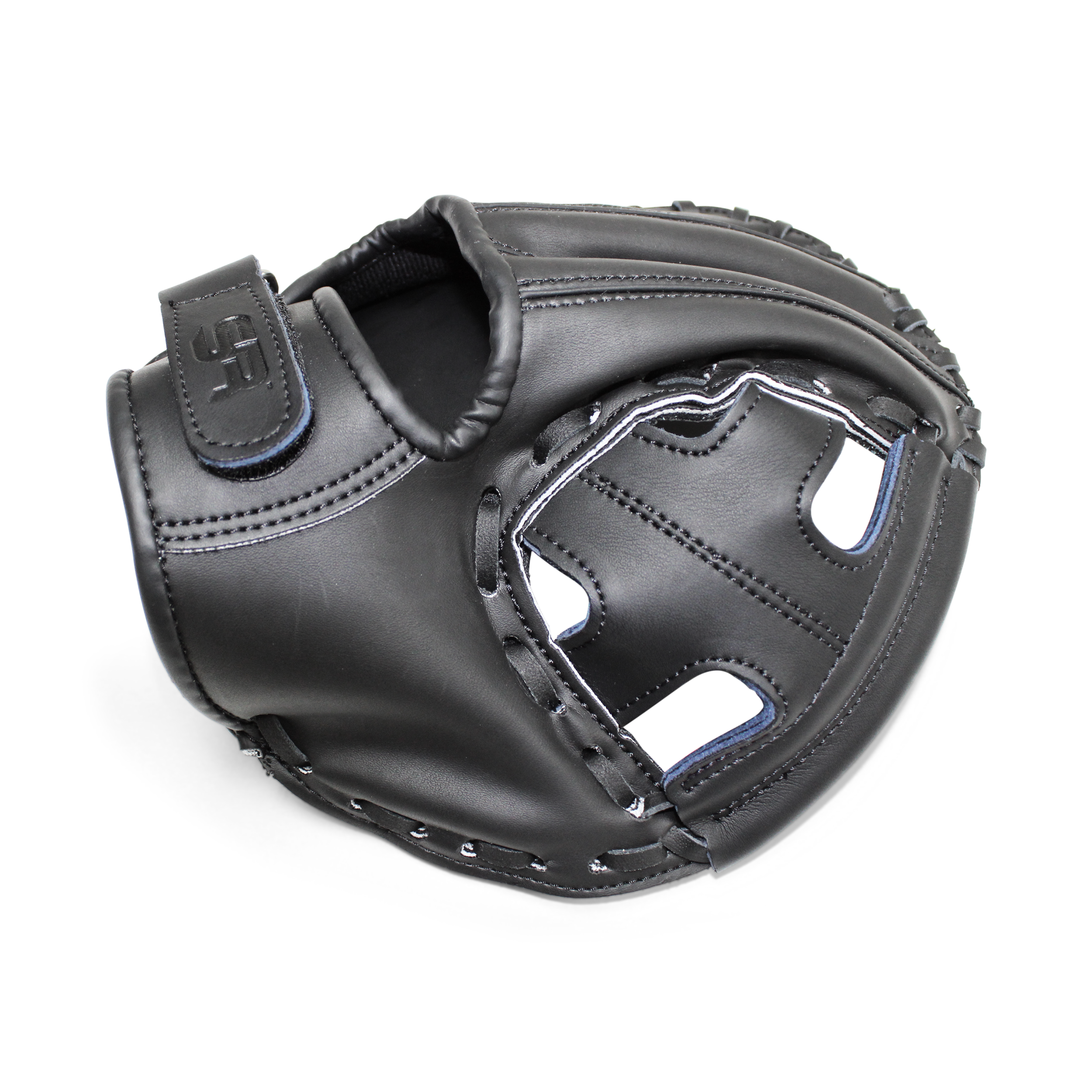 pocket view of softball/baseball training glove