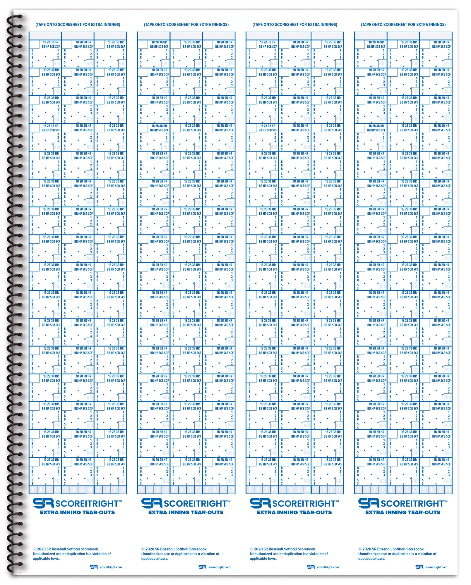baseball scorebook 24 games
softball scorebook for youth teams
little blue scorebook compact