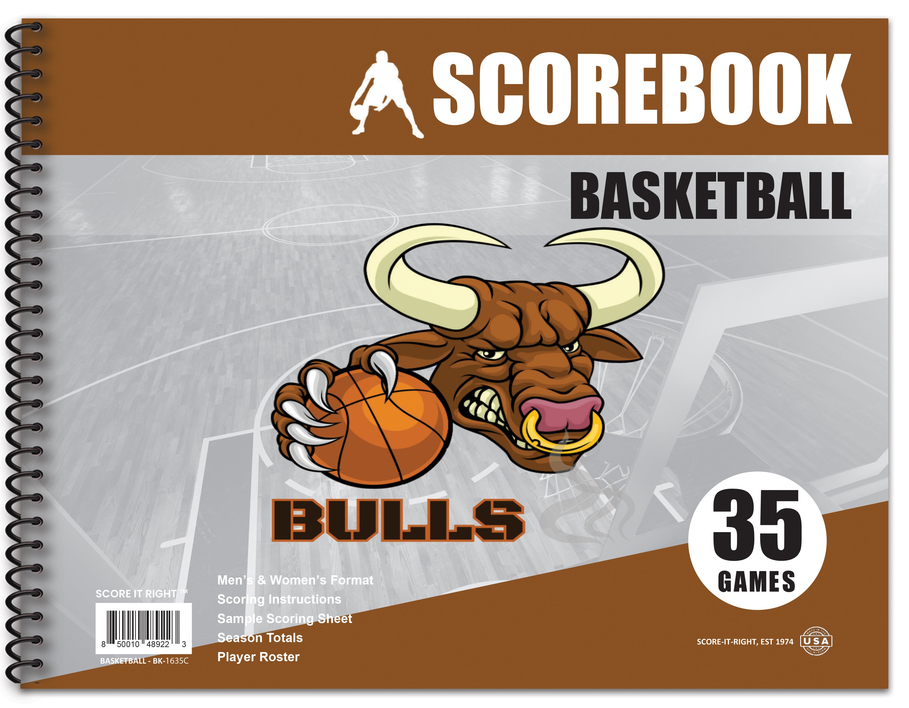 Custom Basketball Scorebook