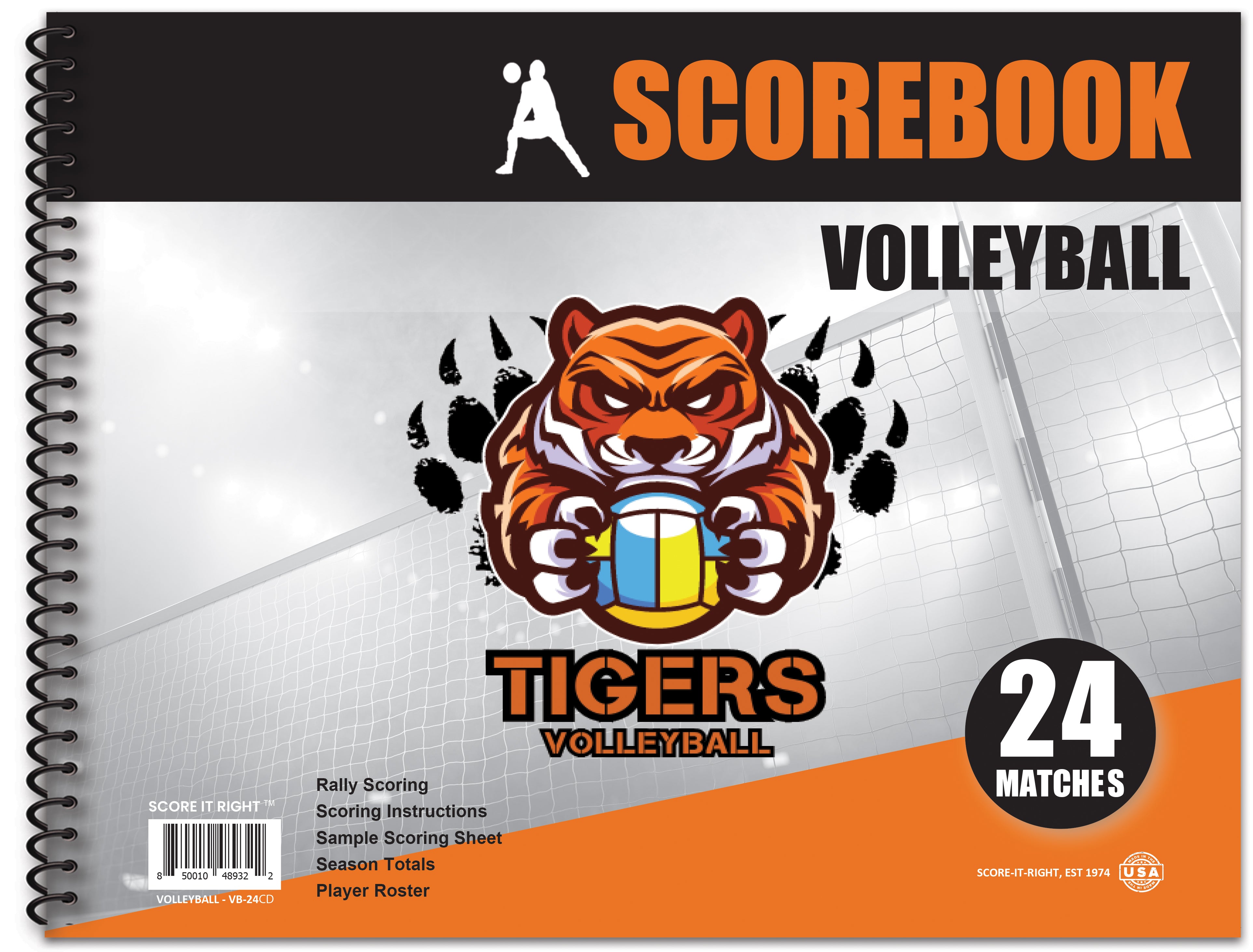 Custom Volleyball Scorebook