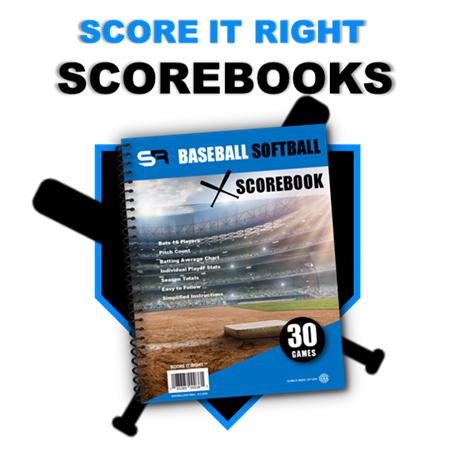 Home Scorebook Baseball/Softball Scorebooks 3 versions – Score It Right