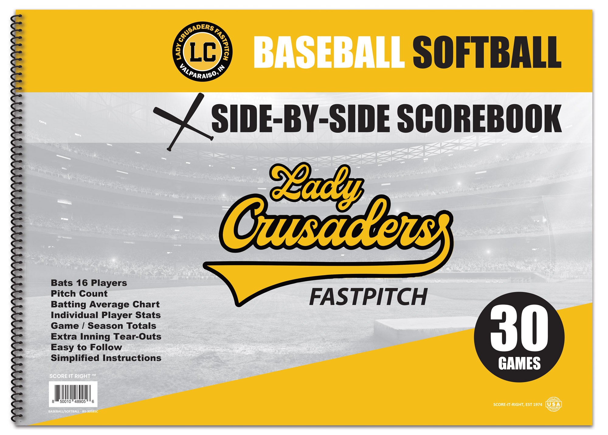 custom baseball scorebook
custom softball scorebook
custom cover
side by side
scorebooks