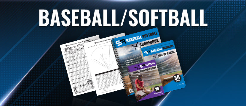 baseball and softball products 
scorebooks
lineup-cards
situational field guide 
charts 