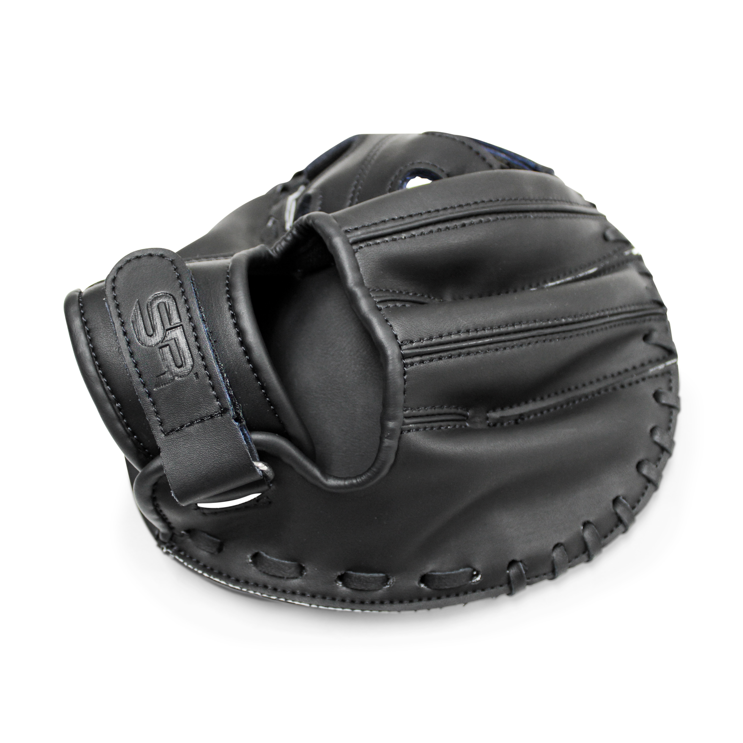 side view of the lefty baseball/softball training glove